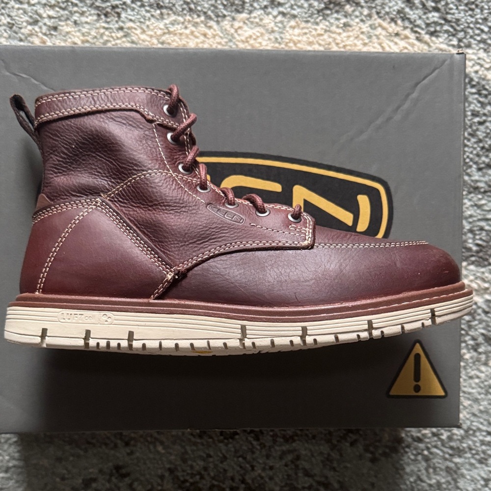 Keen Women's San Jose 6" Soft Toe Work Boots Size 10.